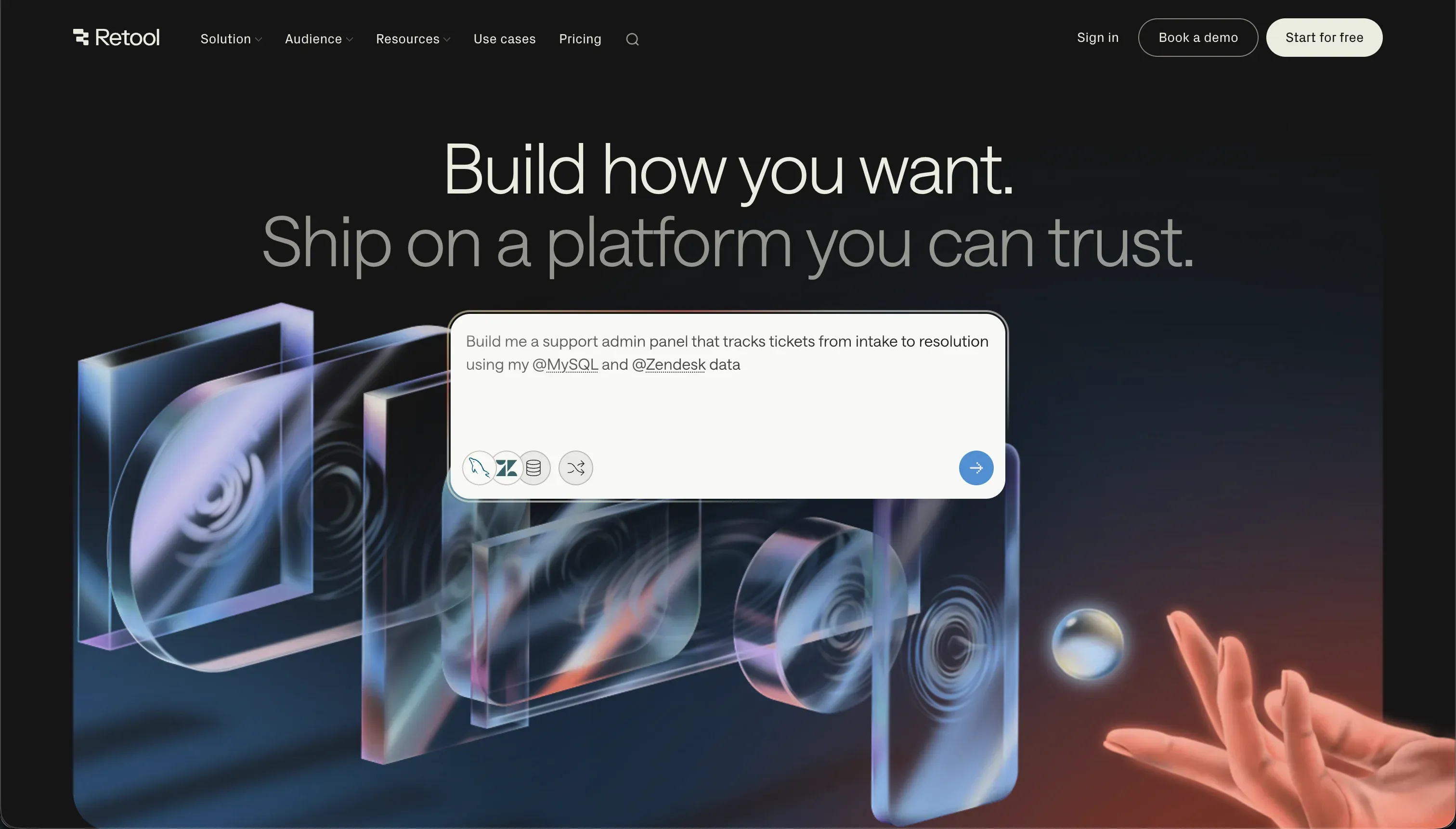 Retool editor