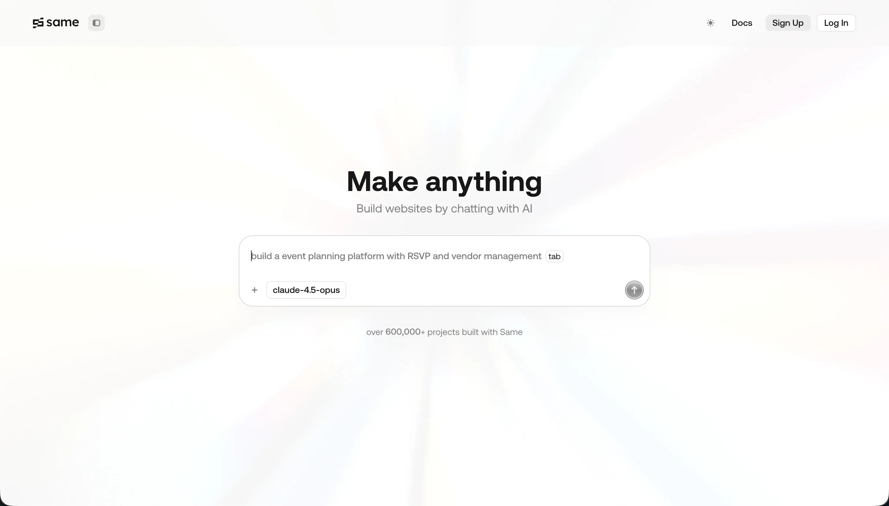 Same.new homepage - UI cloning and frontend prototyping from URL